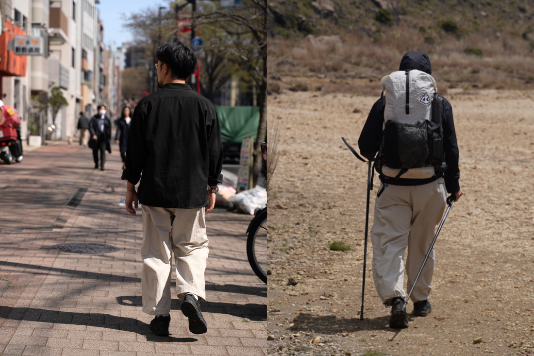 「山専用」だけにしない選択。 山と街を、ひとつの服でつなぐメリット。